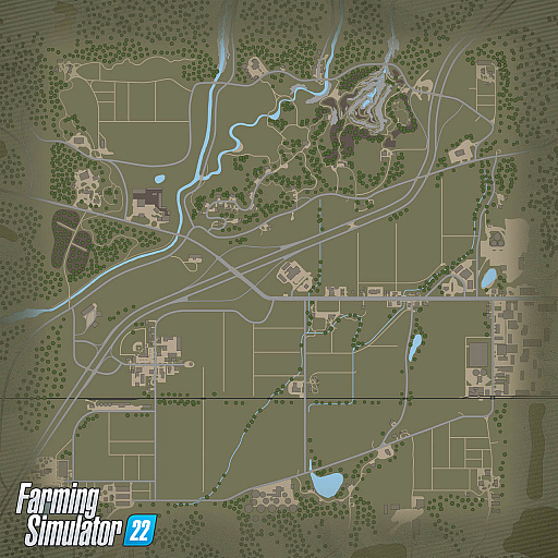 ꡼ No.009Υͥ / ȥFarming Simulator 22פοʥޥåסElmcreekɤȯɽꥫդˤʿ̤