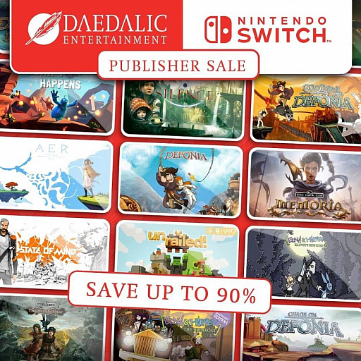 画像ギャラリー No.001のサムネイル画像 / 「Fire: Ungh’s Quest」「Silence」などDaedalicのSwitch用12タイトルが最大90％オフに。期間は6月8日まで