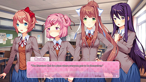 ꡼ No.010Υͥ / Doki Doki Literature Club Plusפܸ򥵥ݡȤ630˥꡼Τ褦ʥۥ顼
