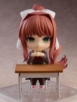 画像ギャラリー No.005のサムネイル画像 / 「ドキドキ文芸部!」のデフォルメフィギュア「ねんどろいど モニカ」が2026年1月に再販決定。暗黒微笑み顔やホラー顔も付属