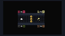 画像ギャラリー No.002のサムネイル画像 / スマホ版「Baba Is You」が配信開始。画面内の英単語を並べ替えて文章を作り,ルールを変更できるパズルゲーム