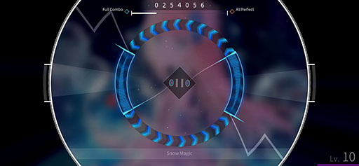 画像ギャラリー No.004のサムネイル画像 / スマホ本体を回転して遊ぶ音楽ゲーム「Rotaeno」が2022年にリリース予定。新たなプレイムービーも公開に