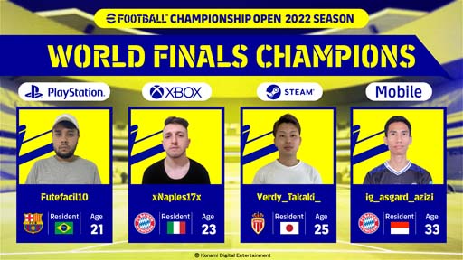꡼ No.004Υͥ / eFootball Championship Open 2022 SteamפͥԤϡVerdy Takaki