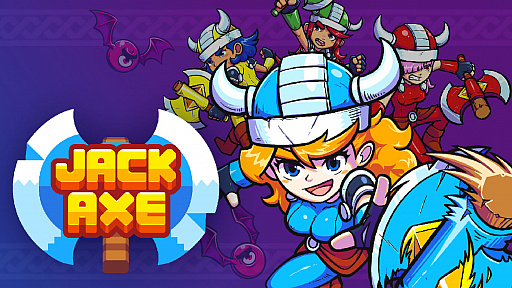 画像ギャラリー No.006のサムネイル画像 / 「ジャック・アックス」が本日リリース。斧を投げてステージを飛び回る2Dのアクションゲーム