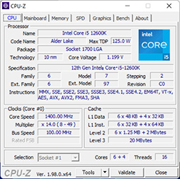 ꡼ No.005Υͥ / 12CoreCore i5-12600KפμϤ򸡾ڡߥɥ륯饹CPUξＱĶǽ򸫤