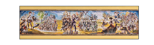 画像ギャラリー No.001のサムネイル画像 / 「ブレイブリー」シリーズ10周年記念アートパネル,老舗金屏風メーカーが販売を開始