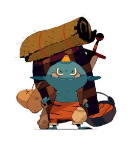 画像ギャラリー No.004のサムネイル画像 / 打倒,桃太郎。小鬼が主人公のアクションゲーム「ONI - 空と風の哀歌」,本日発売