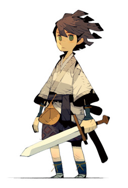 画像ギャラリー No.005のサムネイル画像 / 打倒,桃太郎。小鬼が主人公のアクションゲーム「ONI - 空と風の哀歌」,本日発売