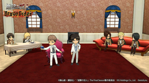 画像ギャラリー No.006のサムネイル画像 / 「進撃の巨人 Brave Order」に礼服をまとったリヴァイとジャンが登場