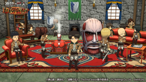 画像ギャラリー No.010のサムネイル画像 / 「進撃の巨人 Brave Order」に礼服をまとったリヴァイとジャンが登場