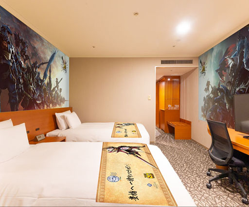 画像ギャラリー No.004のサムネイル画像 / 「モンスターハンター」とのコラボルームに宿泊できるチャンス。予約受付を本日15:00に開始予定