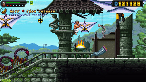 画像ギャラリー No.004のサムネイル画像 / 沖縄を舞台にした横スクロールアクション「沖縄ラッシュ（Okinawa Rush）」がリリース。武術の達人を操作して悪の一族との戦いに挑め