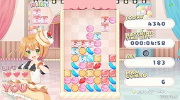 画像ギャラリー No.001のサムネイル画像 / AMP3版「かしおり」は11月26日に稼働開始へ。相手の盤面を利用する“オープンアタック”など,独自の要素を備えた落ちものパズル