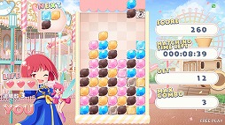 画像ギャラリー No.002のサムネイル画像 / AMP3版「かしおり」は11月26日に稼働開始へ。相手の盤面を利用する“オープンアタック”など,独自の要素を備えた落ちものパズル