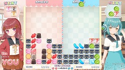 画像ギャラリー No.004のサムネイル画像 / AMP3版「かしおり」は11月26日に稼働開始へ。相手の盤面を利用する“オープンアタック”など,独自の要素を備えた落ちものパズル