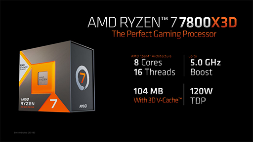 ꡼ No.011Υͥ / ޡCPU̿Ryzen 7 7800X3DפƥȡCore i9-13900K륲ǽϤξΩΥӥ塼