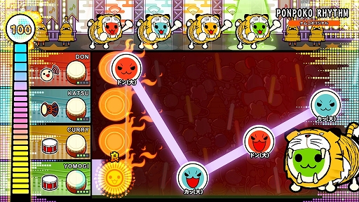 画像ギャラリー No.013のサムネイル画像 / 「太鼓の達人 ドンダフルフェスティバル」,ストーリー第1話と新モードに登場する“ミッション”の情報が公開に