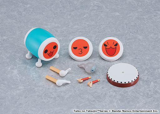 画像ギャラリー No.004のサムネイル画像 / 「太鼓の達人」和田どんがねんどろいど化。「他のねんどろいどと組み合わせて使えるバチ+持ち手」などの付属品つきで本日より予約がスタート