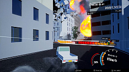 画像ギャラリー No.005のサムネイル画像 / 軽トラで崩壊する日本を突っ走り,未知の生命体や巨大ヒグマをぶちのめす「ドライブクレイジー」のSteamストアページ公開