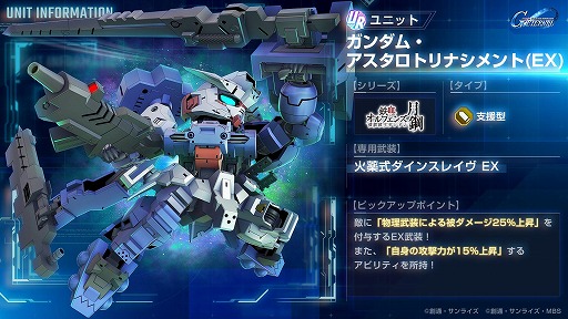 画像ギャラリー No.002のサムネイル画像 / 「Gジェネ エターナル」新ストーリー「鉄血のオルフェンズ 月鋼」を本日開始。ガンダム・アスタロトリナシメントとジオングが登場