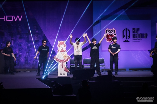 画像ギャラリー No.005のサムネイル画像 / 「CRカップ×TGS2023」フォトレポート。プロゲーマーと人気ストリーマーが「ストリートファイター6」で激戦を繰り広げた