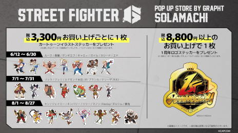 画像ギャラリー No.004のサムネイル画像 / 「スト6」のポップアップストアが6月12日に東京ソラマチでオープン。キャラクターごとに異なるバッグなど,多数の新作アイテムが登場