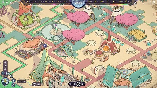 画像ギャラリー No.002のサムネイル画像 / 独特なアートワークが光る「Synergy」,アーリーアクセス版を5月22日にリリース。未知の惑星で共生を目指すシミュレーション