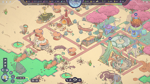 画像ギャラリー No.006のサムネイル画像 / 独特なアートワークが光る「Synergy」,アーリーアクセス版を5月22日にリリース。未知の惑星で共生を目指すシミュレーション