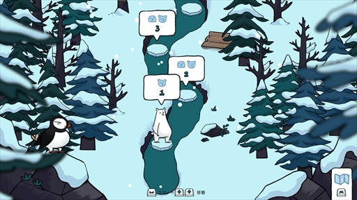 画像ギャラリー No.004のサムネイル画像 / 北極の氷の海を舞台にしたパズルゲーム「ポーラトピア」,Steamでの配信権をグラビティゲームアライズが獲得