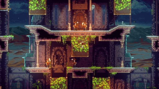 画像ギャラリー No.003のサムネイル画像 / ステルスとパルクールを駆使して,敵を避けながらマップを進もう。メトロイドヴァニア「The Siege and the Sandfox」,PC向けにリリース