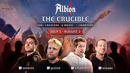 画像ギャラリー No.002のサムネイル画像 / 「アルビオン・オンライン」コンテンツクリエイターのための特別イベント「The Crucible」7月5日に開始。開発者トーク動画を公開