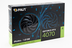 ꡼ No.053Υͥ / 10ߤPalitRTX 4070ɡGeForce RTX 4070 DualפμϤ򸡾ڡPCӤˤ̥Ϥ