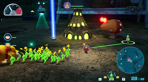 画像ギャラリー No.004のサムネイル画像 / 「ピクミン4」では夜の探索も可能に。体験版は6月29日に配信開始。「ピクミン1」と「ピクミン2」をNintendo Direct終了後に配信開始