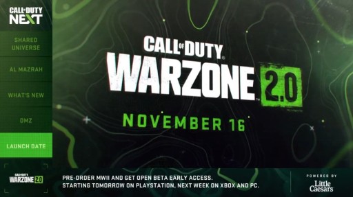 ꡼ No.018Υͥ / Call of Duty: Warzone 2.0פΥ1116˷ꡣޥåפ俷⡼ɤʤɤξ