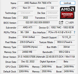 ꡼ No.008Υͥ / Υӥ塼AMDοGPURadeon RX 7900 XTXXTפȥѥեޥ󥹤GeForce RTX 4090/4080򤷤Τ