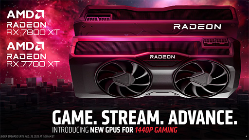 ꡼ No.002Υͥ / ߥɥϥGPURadeon RX 7800 XT/RX 7700 XTפAMDȯɽĶѡFSR 3פκǿ