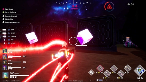 画像ギャラリー No.005のサムネイル画像 / MIXIのPC向け非対称型対戦ゲーム「Asym Altered Axis」を紹介。日本から参加可能なαテストが10月19日からスタート