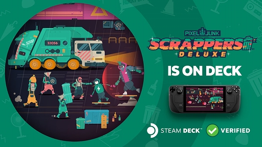 ꡼ No.001Υͥ / Steam Deck˺Ŭ줿PixelJunk Scrappers DeluxeפΥǥǤˡ4ͤǶϤƥߤǤդ줿ݽ褦