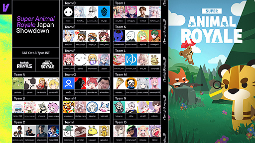 ꡼ No.003Υͥ / 60̾Υȥ꡼ޡưʪХȥSuper Animal Royaleפ臘Twitch Rivalsɤ1081900곫Ť