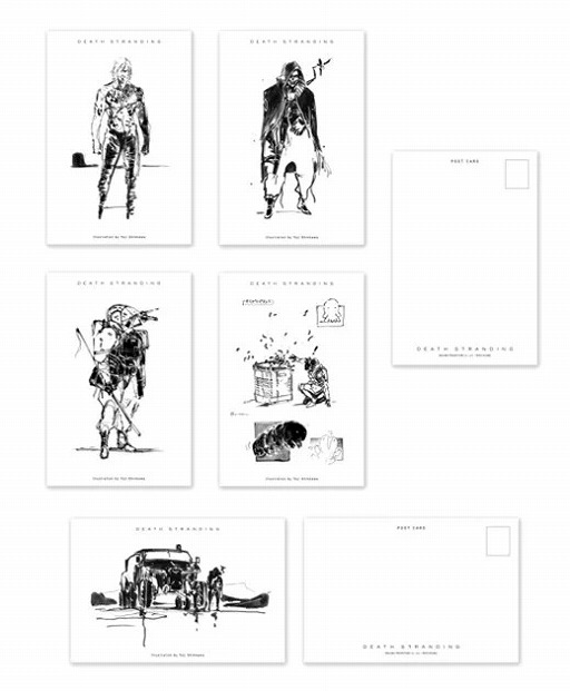 画像ギャラリー No.003のサムネイル画像 / 「DEATH STRANDING 2」発売記念ポップアップショップイベントを9月12日から広島PARCOで開催。新川洋司氏のラフスケッチポストカードを発売