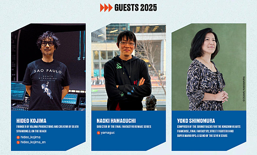 画像ギャラリー No.005のサムネイル画像 / 「ブラジルの人,聞こえますか」小島秀夫氏,濱口直樹氏,下村陽子氏など,日本のレジェンドたちが南米最大のゲームイベント「Brasil Game Show 2025」へ