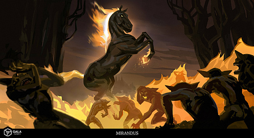 画像ギャラリー No.001のサムネイル画像 / Gala Gamesが開発中のWeb3 MMORPG「Mirandus」,特別な馬のNFTを販売