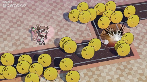 画像ギャラリー No.002のサムネイル画像 / 味方を抱きしめてやる気をアップ! ローグライクSTG「ハグサバイバー」,本日発売