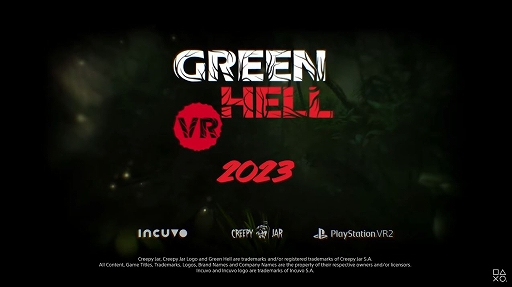 ꡼ No.002Υͥ / PS VR2ǡGreen Hell VRפ2023ǯȯꡣޥǮӱӤǲʥХХ򤹤륪ץɺ