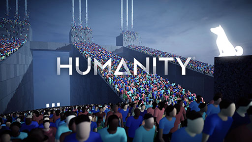 画像ギャラリー No.006のサムネイル画像 / アクションパズル「HUMANITY」,Windows PC&Xbox向けに配信開始。柴犬になって群衆をコントロールせよ