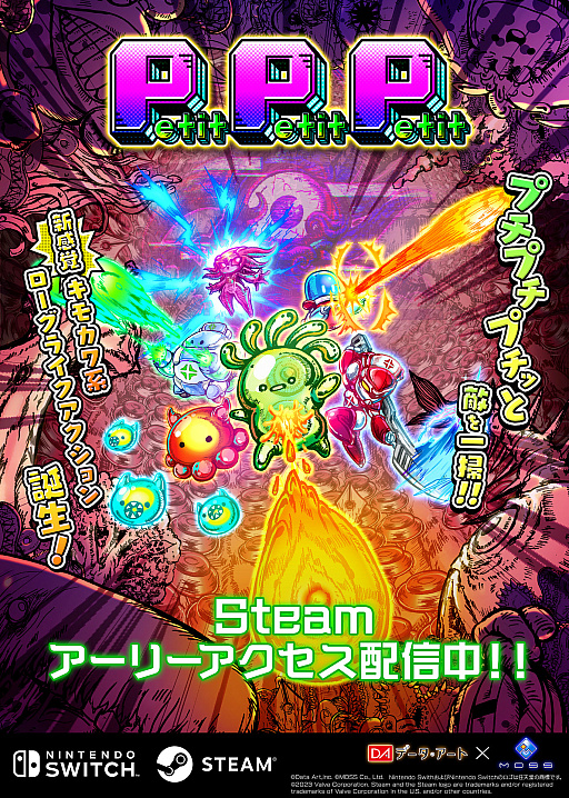 画像ギャラリー No.002のサムネイル画像 / 生物の体内で宿主の健康を守るために戦うローグライクACT「Petit Petit Petit」,アーリーアクセス版をSteamでリリース