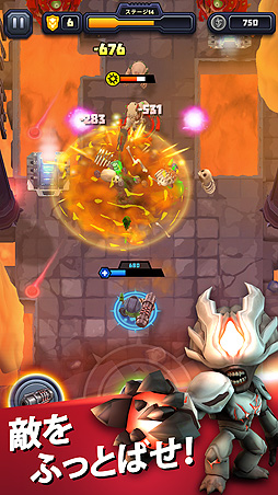 画像ギャラリー No.005のサムネイル画像 / スマホ向け「Mighty DOOM」の海外配信スタート。キュート&タフなミニスレイヤーが地獄に連れ去られたウサギのデイジーを救うべく戦う