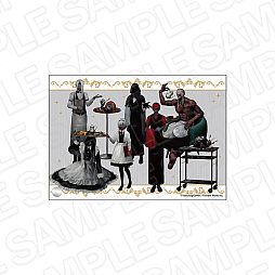 画像ギャラリー No.011のサムネイル画像 / 「文字化化」のコラボカフェが大阪と東京のTHEキャラCAFEで10月29日より順次開催。ウェイター姿のホラー男子たちが登場