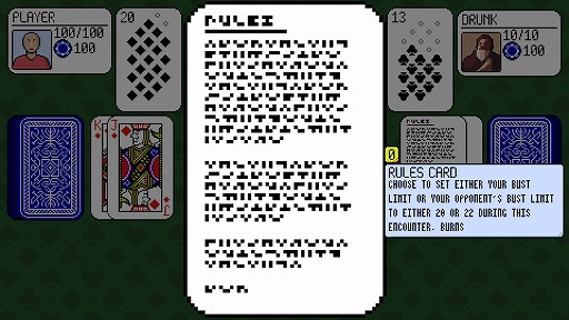 画像ギャラリー No.003のサムネイル画像 / ブラックジャックで勝負,俺の1枚目はICカードだ! 謎のカードが飛び交う「Dungeons & Degenerate Gamblers」,Steamストアページを公開