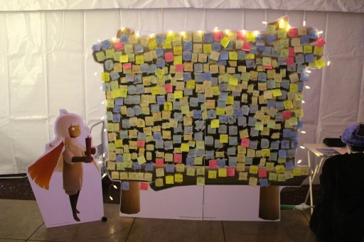 画像ギャラリー No.016のサムネイル画像 / 東京タワーのキャンドルイベントに「Sky 星を紡ぐ子どもたち」が出展。無数のキャンドルが灯る中,作中楽曲のライブパフォーマンスが響きわたる